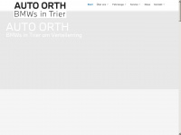 auto-orth.de Webseite Vorschau