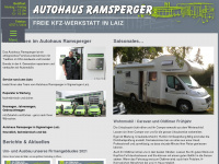 auto-ramsberger.de Webseite Vorschau