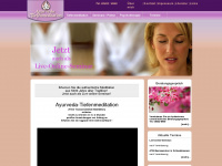 ayurveda-meditation.info Webseite Vorschau