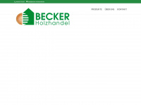 becker-holzhandel.de Webseite Vorschau