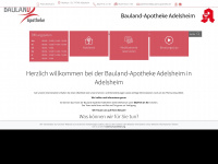 bauland-apotheke.de Webseite Vorschau
