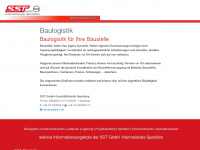 baulogistik-hamburg.de Webseite Vorschau