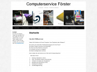 computerservice-foerster.de Webseite Vorschau