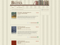 balticaweb.de Webseite Vorschau