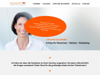 beckmann-marketing.de Webseite Vorschau