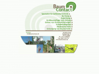 baumcontact.de Webseite Vorschau