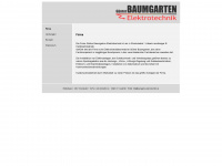 Baumgarten-elektrotechnik.de