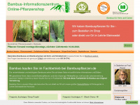 bamboo-plants-shop.com Webseite Vorschau