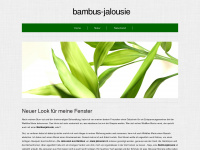 bambus-jalousie.de Webseite Vorschau