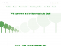 baumschulen-stoll.de Webseite Vorschau