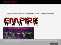 band-empire.de Webseite Vorschau