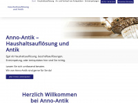 anno-antik.com Webseite Vorschau