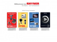 rhyner.ch Webseite Vorschau