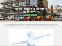 baureinigung-stuttgart.de Webseite Vorschau