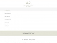 b3-immobilien.de Webseite Vorschau