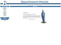 bauschlosserei-heinrich.de Webseite Vorschau
