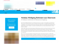 behmann-holzbau.de Webseite Vorschau