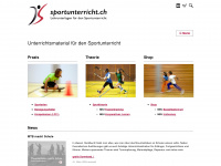 sportunterricht.ch Webseite Vorschau