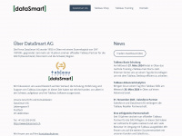 datasmart.ch Webseite Vorschau