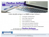 flexrun-software.de Webseite Vorschau