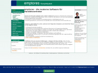 emptores.de Webseite Vorschau