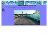 bauzaun-becks-turnau.com Webseite Vorschau