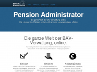 bav-admin.de Webseite Vorschau