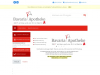 bavaria-apotheke-berlin.de Webseite Vorschau