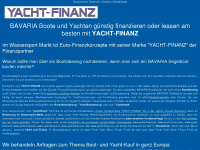 bavaria-yacht-finanz.de Webseite Vorschau