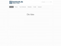 bankzeit.de Webseite Vorschau