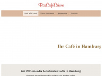 baxcafecreme.de Webseite Vorschau