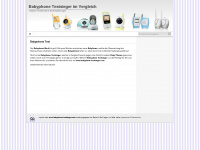 babyphone-testsieger.com Webseite Vorschau