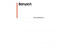 banysch.de Webseite Vorschau