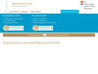 bayerischerhof-freising.de Webseite Vorschau