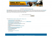 animalinfo.org Webseite Vorschau