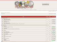 numismatik-cafe.at Webseite Vorschau