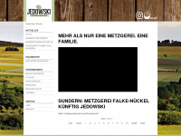 metzgerei-jedowski.de Webseite Vorschau