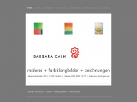 barbara-cain.de Webseite Vorschau