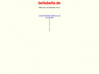 bellabella.de Webseite Vorschau