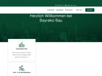 bayrakci-bau.de Webseite Vorschau