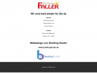 bb-faller.de Webseite Vorschau