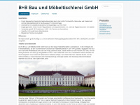 bb-tischlerei.com Webseite Vorschau