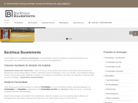 backhaus-bauelemente.com Webseite Vorschau