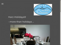 harz-holidays.de Webseite Vorschau