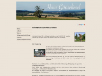 haus-gaenseliesel.de Webseite Vorschau