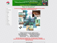 naturfreundehaus-buendheim.de Webseite Vorschau