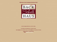 backhaus-schell.de Webseite Vorschau