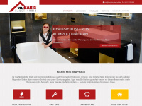 baris-haustechnik.de Webseite Vorschau