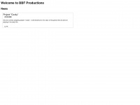 bbf-productions.de Webseite Vorschau