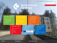 barlachstadtguestrow.de Webseite Vorschau